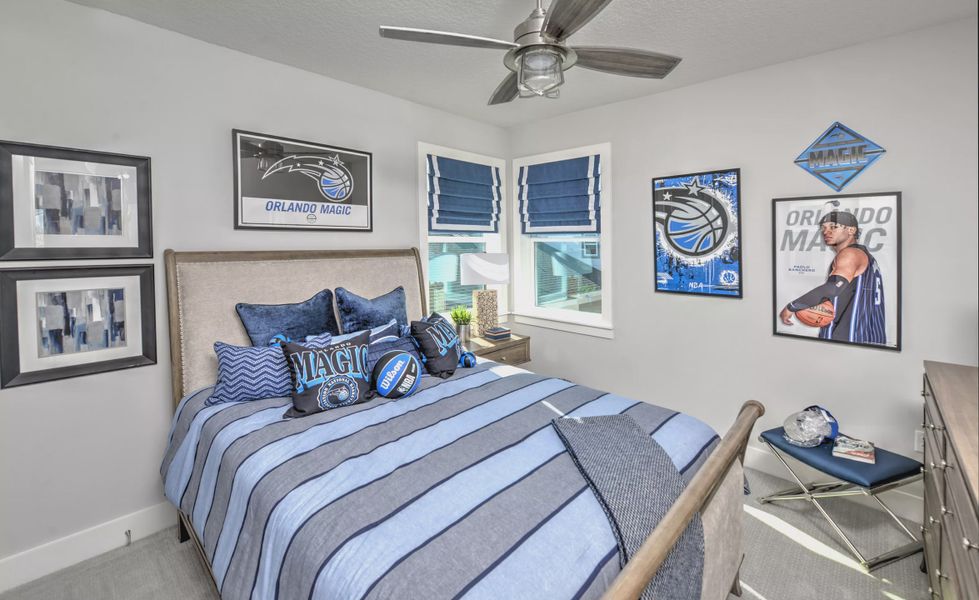Furnished interior view inside a new home in Laureate Park, Orlando (Image 34).