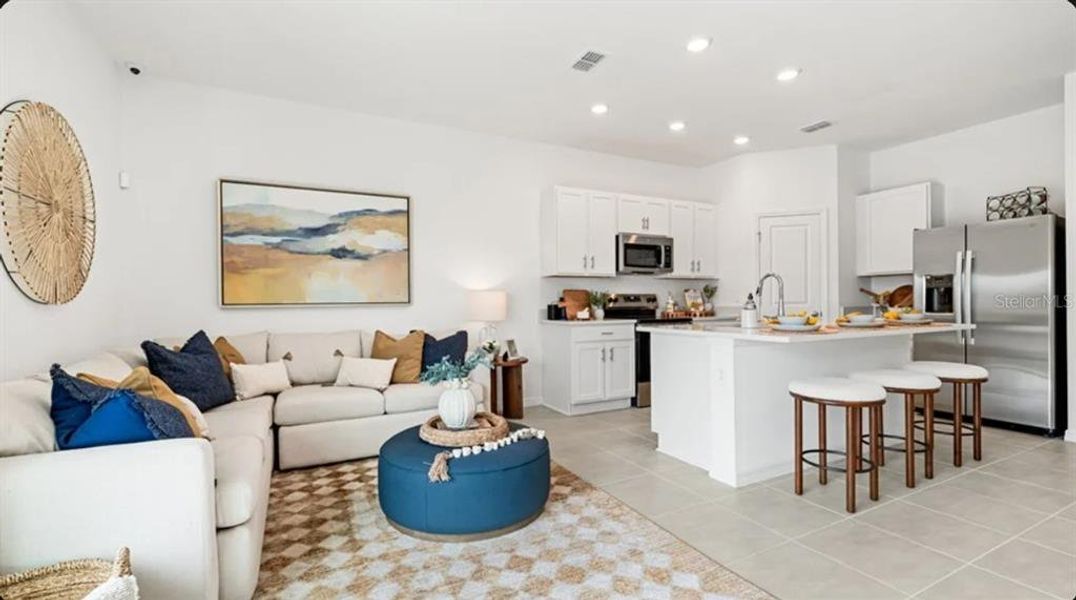 Furnished interior view inside a new home in Skye Ranch Community Group Page, Sarasota (Image 8). Furnished interior view inside a new home in Skye Ranch Community Group Page, Sarasota (Image 8).