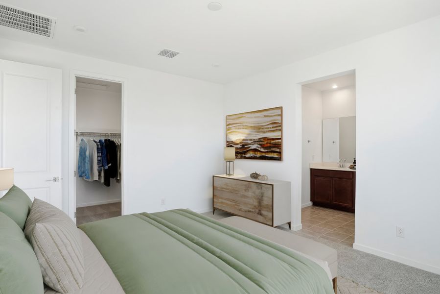 Furnished interior view inside a new home in Montana Vista - Highland, Buckeye (Image 12).