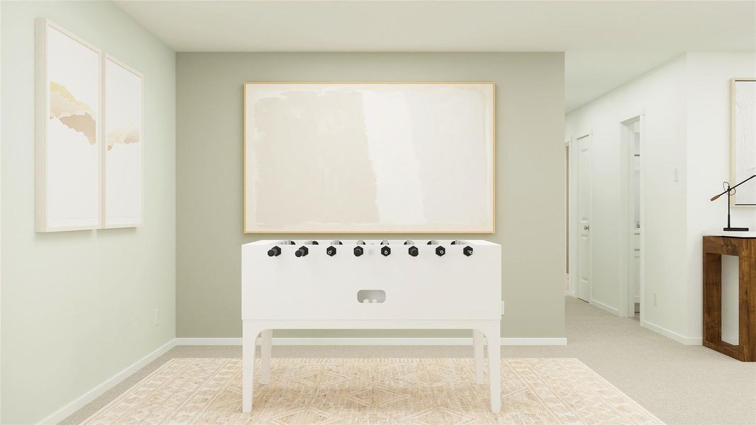 Furnished interior view inside a new home in Firefly Pointe, Hutto (Image 26).