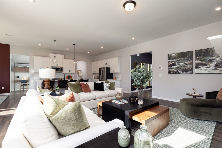 Furnished interior view inside a new home in Madison at Buice Lake, Acworth (Image 12).