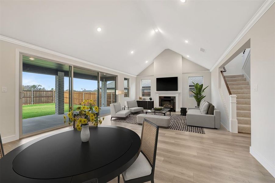 Furnished interior view inside a new home in Elevon, Lavon (Image 12). Furnished interior view inside a new home in Elevon, Lavon (Image 12).