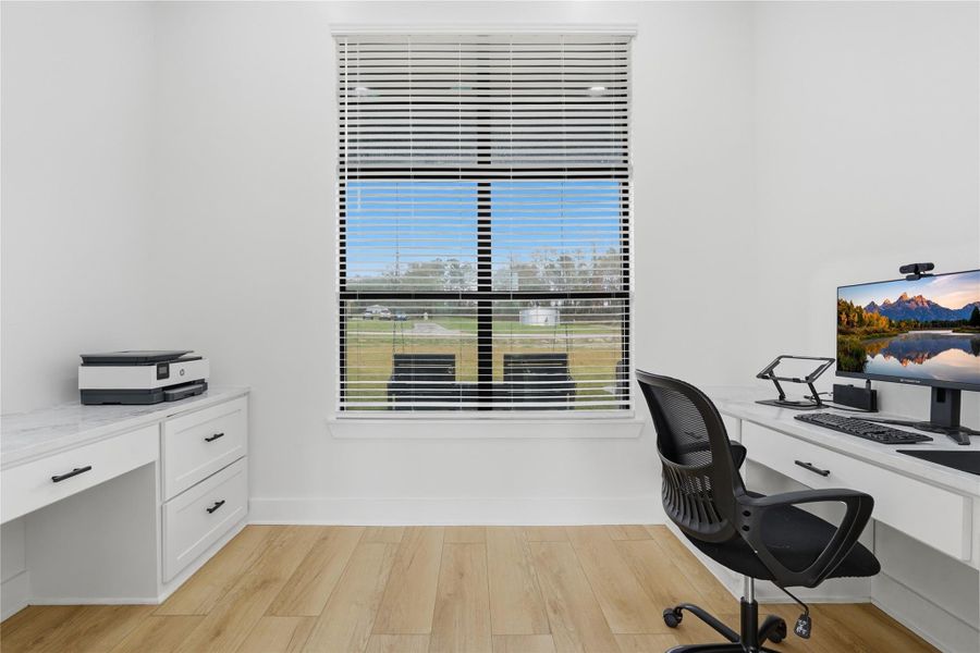 Furnished interior view inside a new home in , Willis (Image 36).