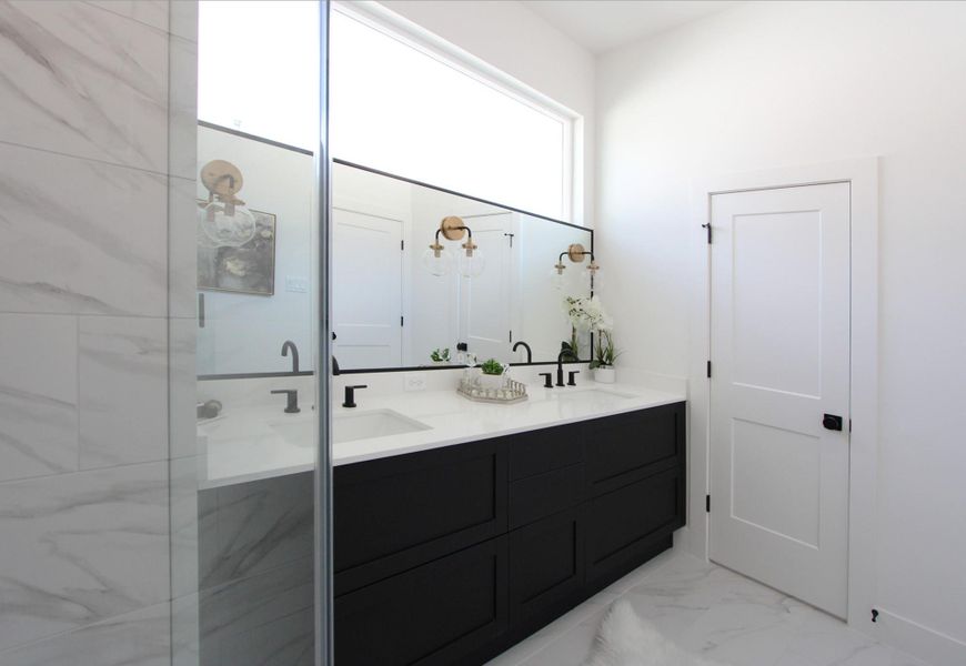 Furnished interior view inside a new home in Yale Terrace, Houston (Image 6). Furnished interior view inside a new home in Yale Terrace, Houston (Image 6).