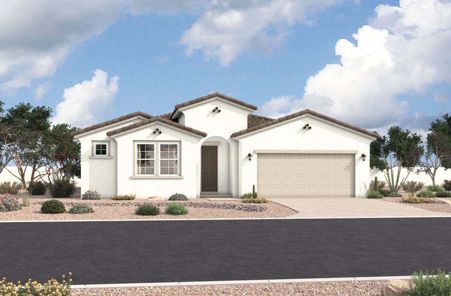 Representative exterior photo of a completed home built from the Imperial by Beazer Homes in Sanctuary, Phoenix, AZ (Image 2).