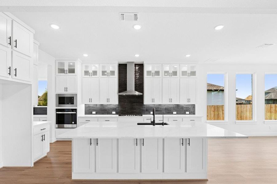 Furnished interior view inside a new home in Santa Rita Ranch, Liberty Hill (Image 14).