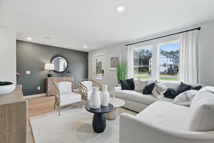 Furnished interior view inside a new home in Nexton, Summerville (Image 42).