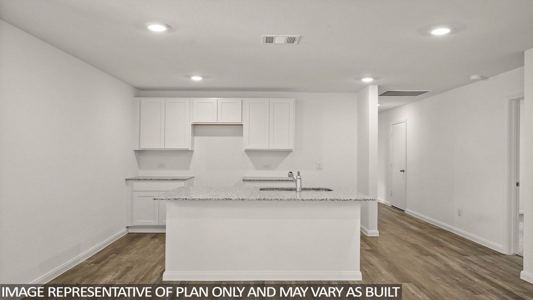 Furnished interior view inside a new home in McCrorey Trails, Conroe (Image 7).