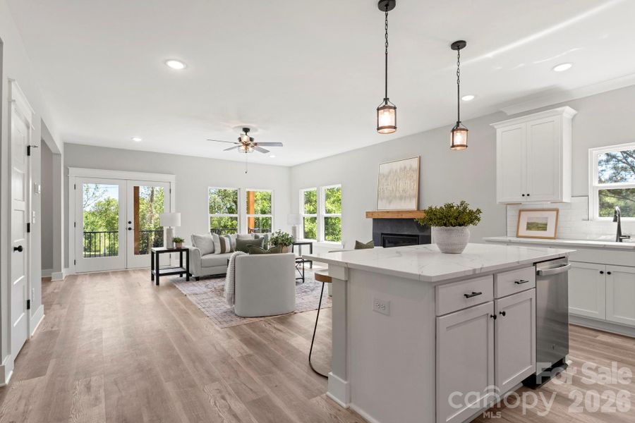 Furnished interior view inside a new home in , Denver (Image 5).