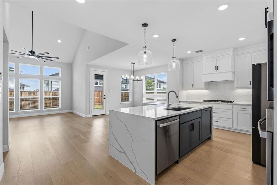 Furnished interior view inside a new home in Lexington Frisco, Frisco (Image 7).