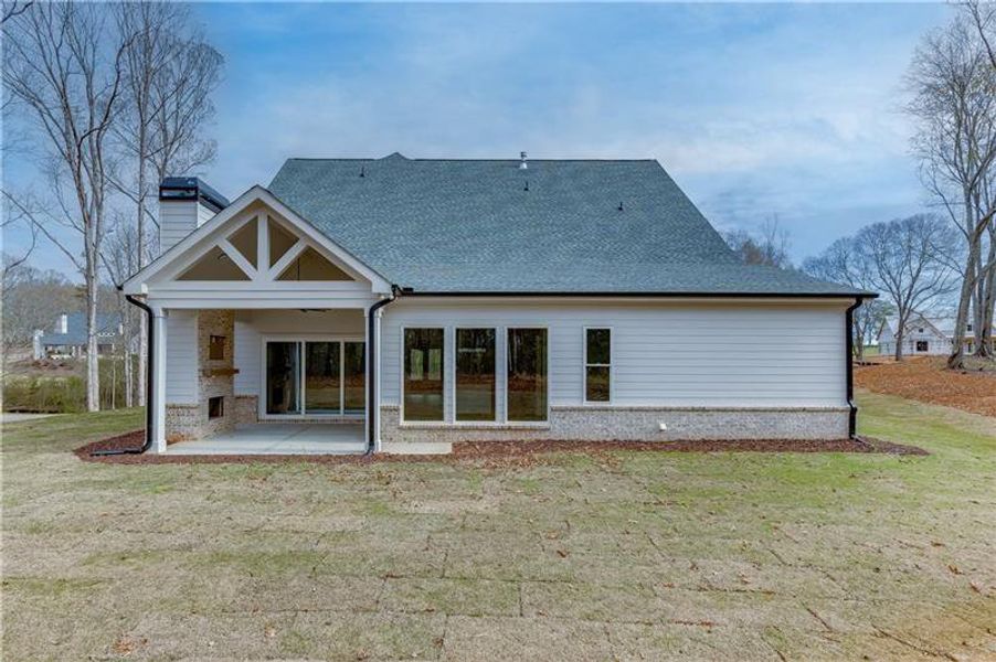 Exterior details and patio area of a home in , Pendergrass (Image 28).