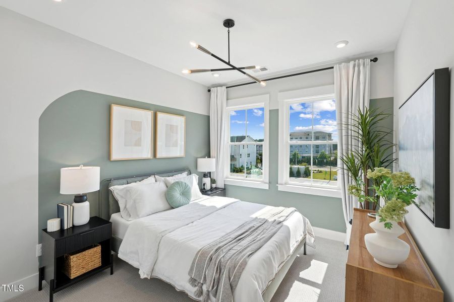 Twinleaf Townes_Piper Model_Bedroom 2_6. Twinleaf Townes_Piper Model_Bedroom 2_6.