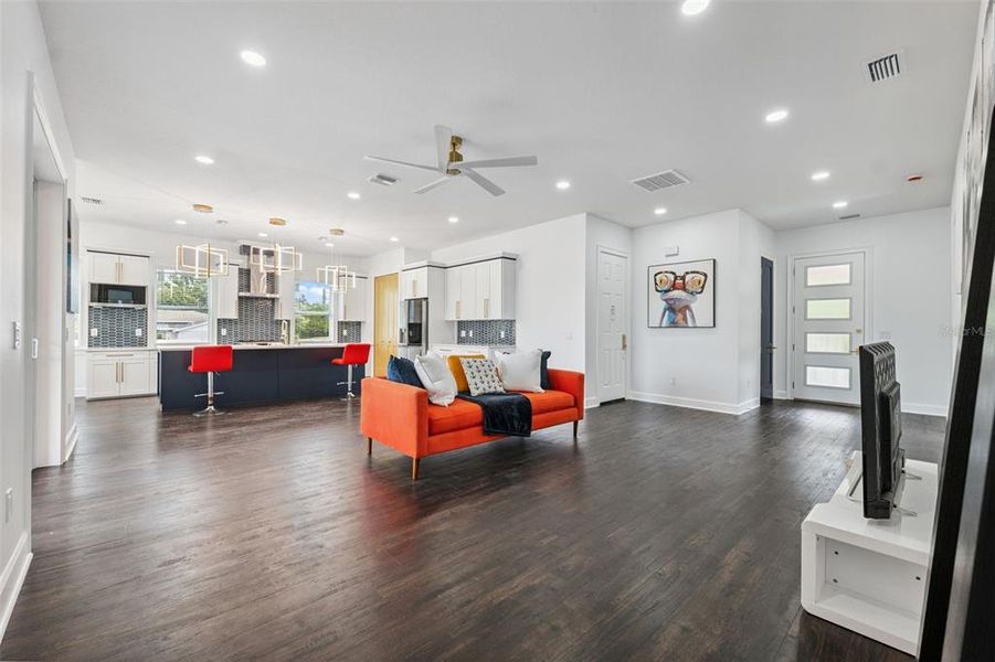 Furnished interior view inside a new home in , Hudson (Image 8).