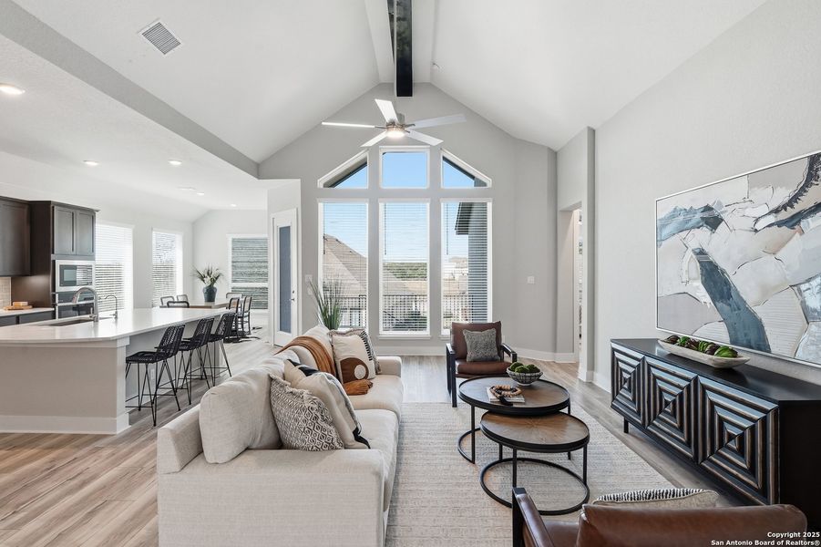 Furnished interior view inside a new home in Esperanza – New Phase Now Selling, Boerne (Image 7).