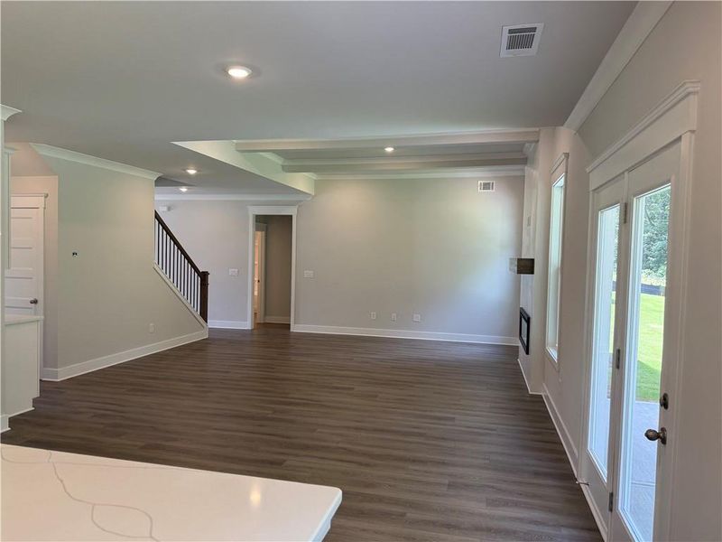 Spacious, unfurnished interior of a new home in Rosewood Lake Estates, Hoschton (Image 37). Spacious, unfurnished interior of a new home in Rosewood Lake Estates, Hoschton (Image 37).