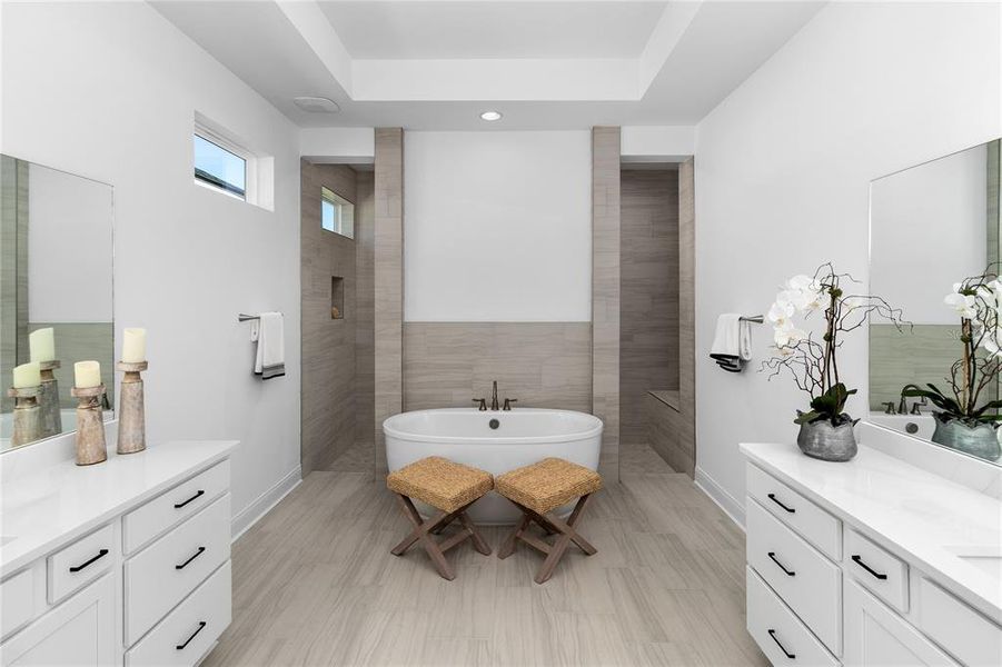 Furnished interior view inside a new home in Oakmont, Gainesville (Image 14). Furnished interior view inside a new home in Oakmont, Gainesville (Image 14).