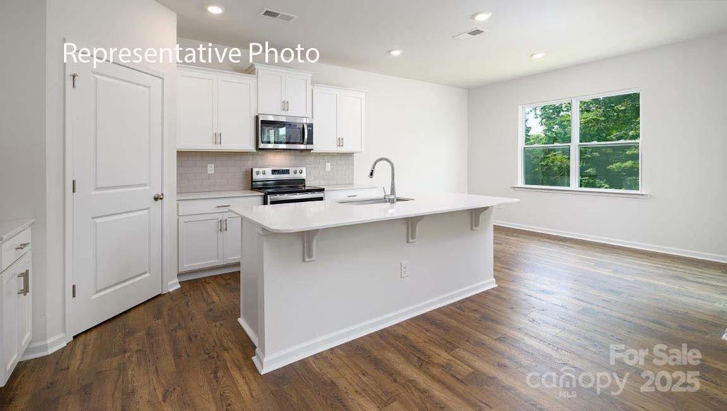 Furnished interior view inside a new home in Falls at Hickory, Hickory (Image 3).