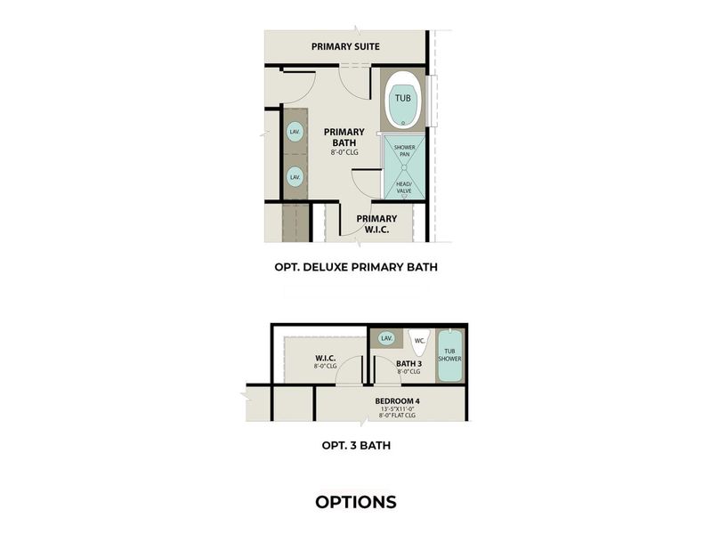 2D floor plan layout for the The Tierra A with 3-Car Garage by Davidson Homes LLC in River Ranch Meadows, Dayton, TX (Image 6). 2D floor plan layout for the The Tierra A with 3-Car Garage by Davidson Homes LLC in River Ranch Meadows, Dayton, TX (Image 6).