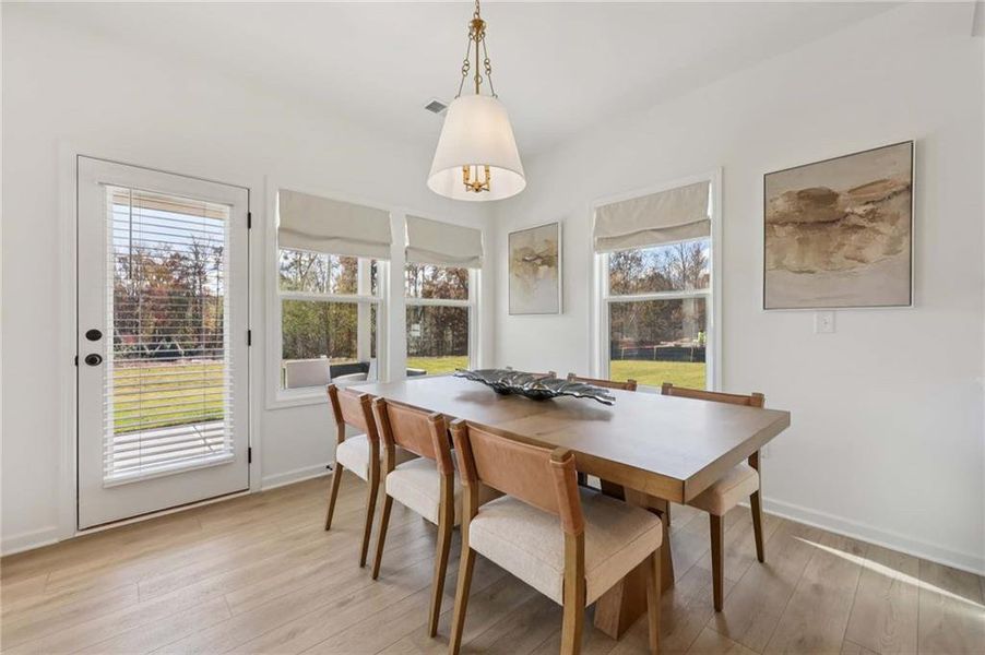 Furnished interior view inside a new home in Arbors at Richland Creek, Buford (Image 34).