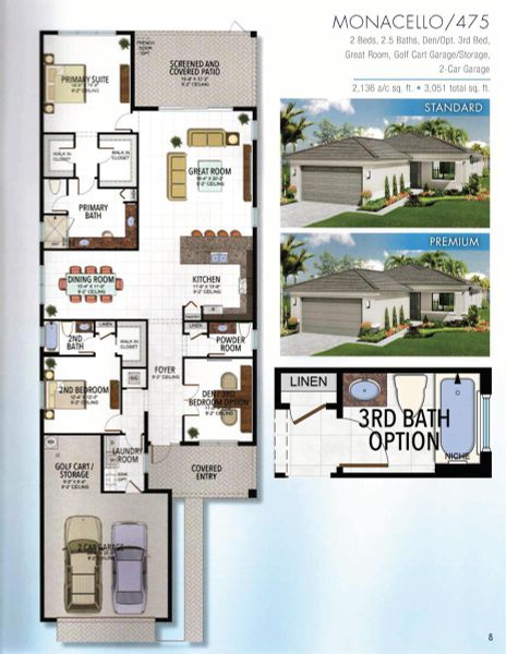 Monacello Valencia Parc 3RD BATH ONLY