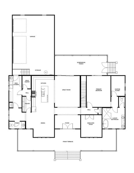 2D floor plan layout of this home in , Moncks Corner, SC (Image 4).
