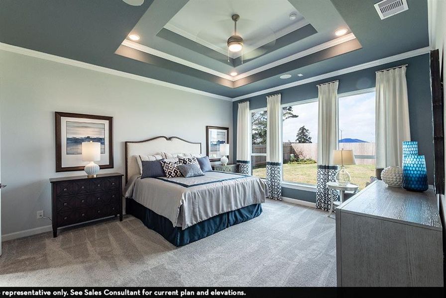 Furnished interior view inside a new home in Green Meadows, Celina (Image 24).
