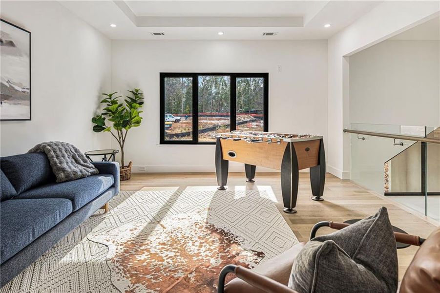 Furnished interior view inside a new home in , Suwanee (Image 42).