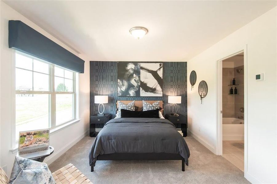 Furnished interior view inside a new home in Towns at Enclave, Lawrenceville (Image 12).