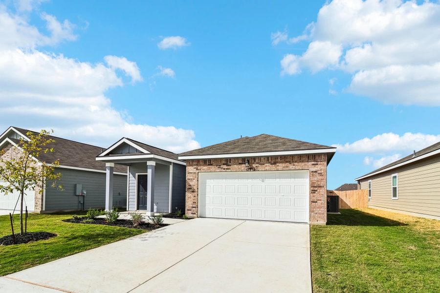 Representative exterior photo of a completed home built from the Sterling by Starlight Homes in Carmel East, Pflugerville, TX (Image 21).