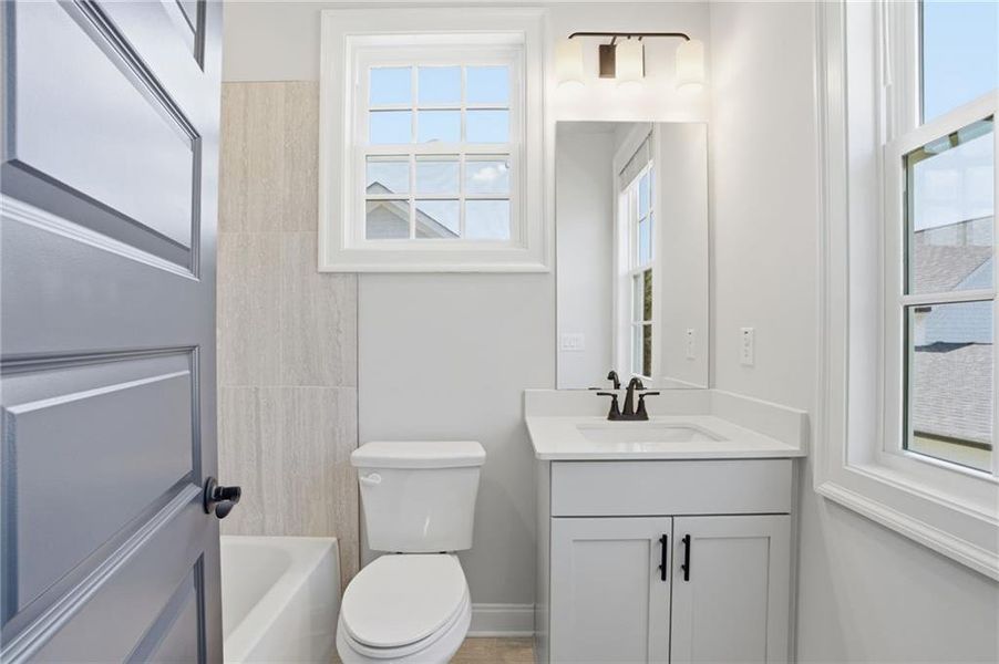 Furnished interior view inside a new home in , Dacula (Image 38).