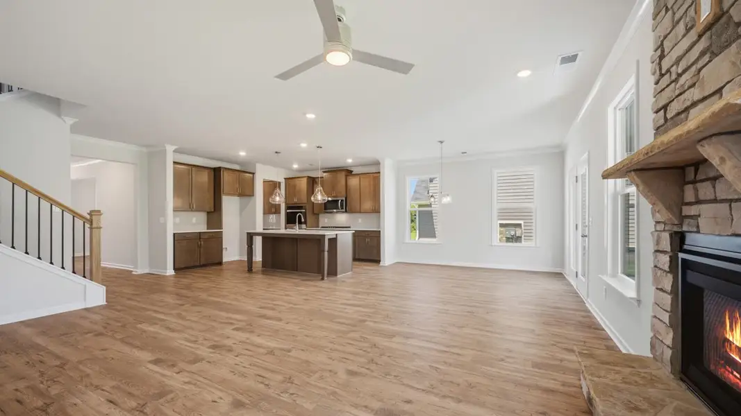 Furnished interior view inside a new home in The Gates at Pates Creek, Hampton (Image 8).