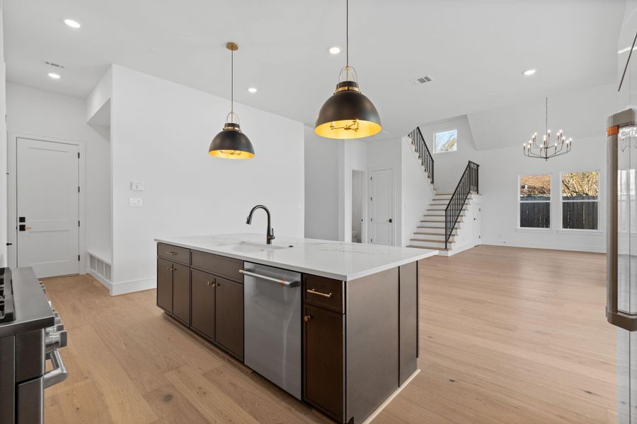Furnished interior view inside a new home in , Houston (Image 18).