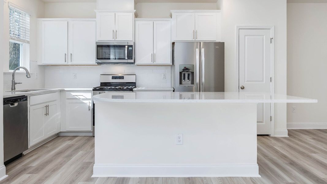 Furnished interior view inside a new home in Battle Bridge, Raleigh (Image 5).
