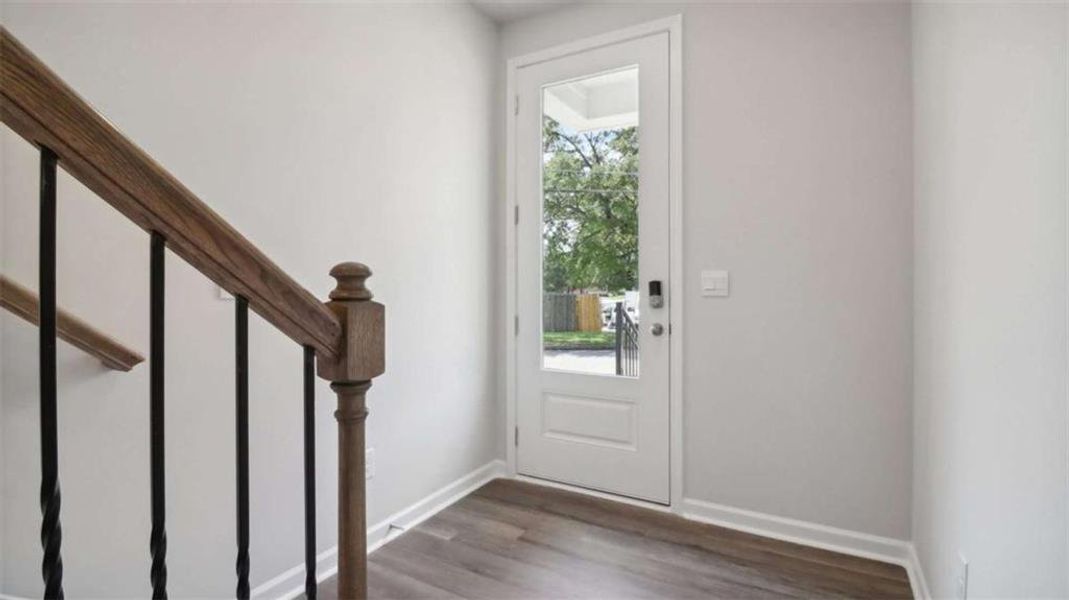 Spacious, unfurnished interior of a new home in Townes at Asbury, Hapeville (Image 21).