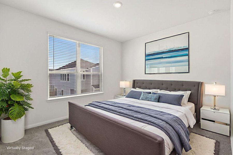 Furnished interior view inside a new home in Kemah Crossing - Luxe Series, Kemah (Image 10). Furnished interior view inside a new home in Kemah Crossing - Luxe Series, Kemah (Image 10).