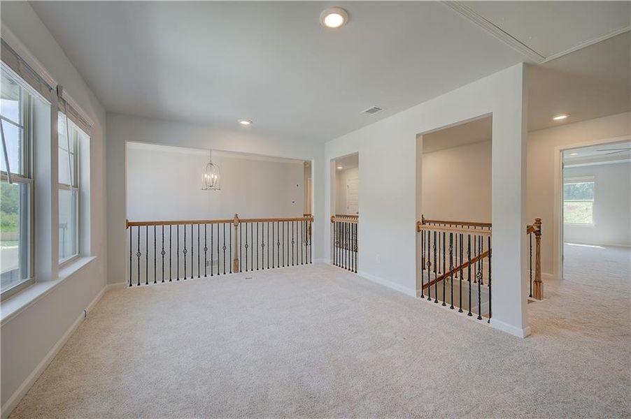 Spacious, unfurnished interior of a new home in Grandview at Millers Mill, Stockbridge (Image 12).