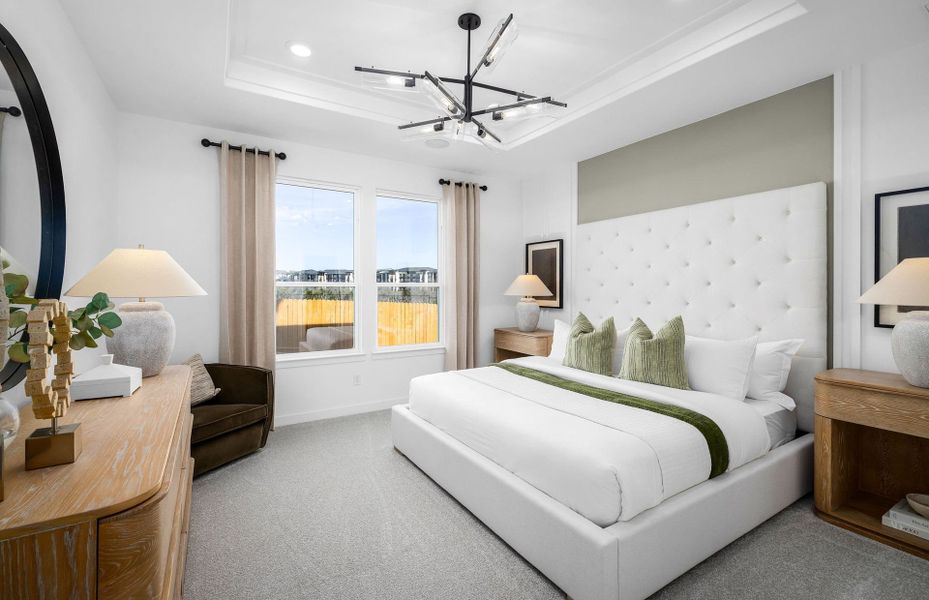 Representative furnished interior of a home built from the Fentress by Centex in Larson Crossing, Elgin (Image 21).