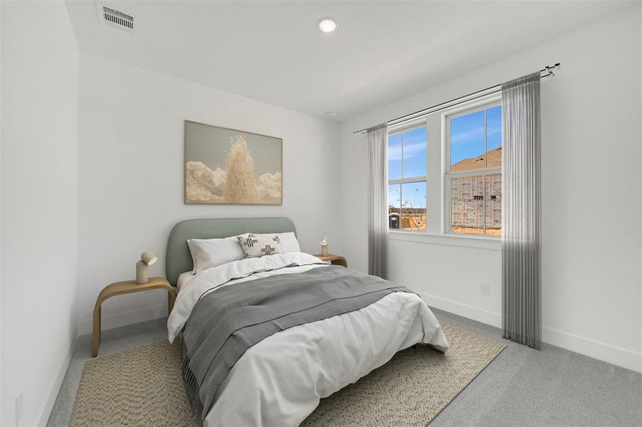 Furnished interior view inside a new home in Timberbrook, Justin (Image 17).