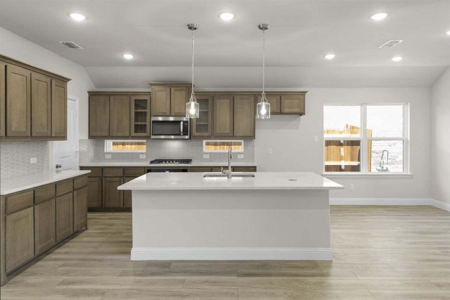 Furnished interior view inside a new home in The Reserve at Spiritas Ranch, Little Elm (Image 3).