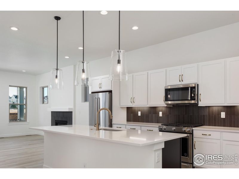 Furnished interior view inside a new home in Westerly, Erie (Image 14). Furnished interior view inside a new home in Westerly, Erie (Image 14).