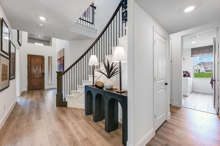 Furnished interior view inside a new home in South Oak, Lakewood Village (Image 12).