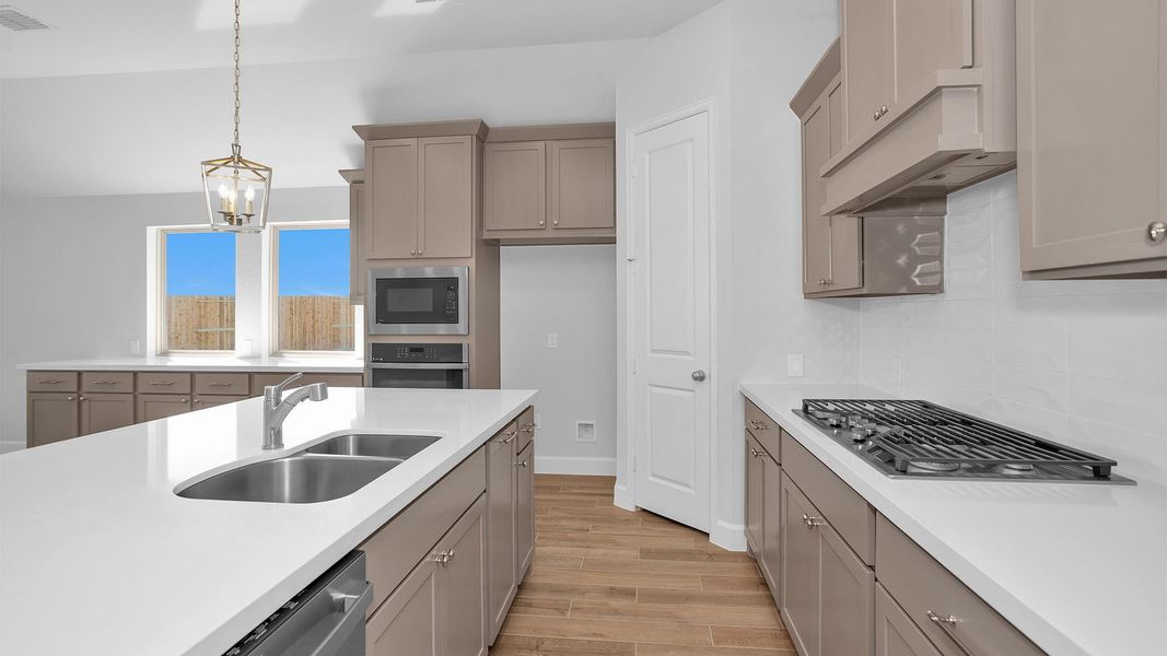 Furnished interior view inside a new home in Valencia 50', Manvel (Image 6). Furnished interior view inside a new home in Valencia 50', Manvel (Image 6).