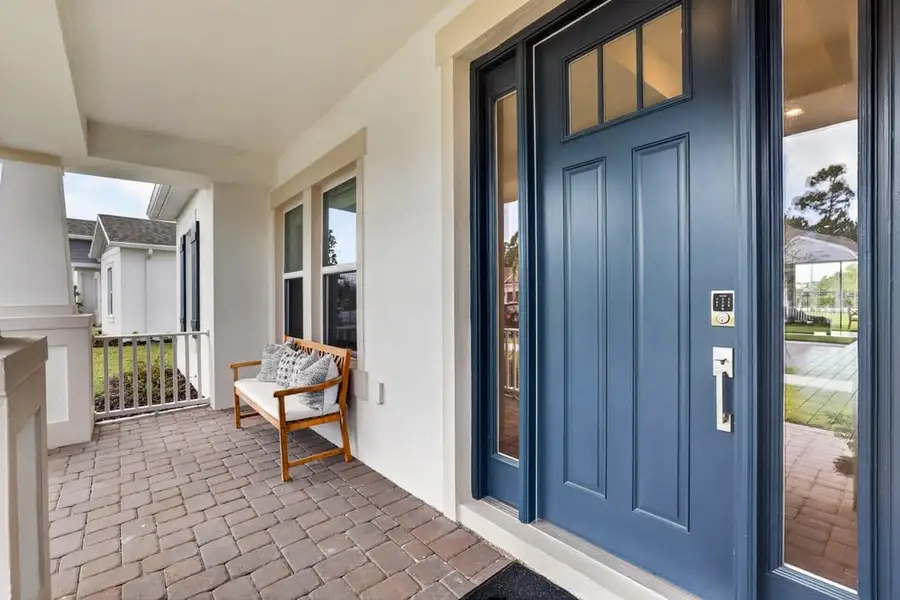Representative exterior details of a home built from the Abaco by Taylor Morrison in Ardisia Park, New Smyrna Beach (Image 4).