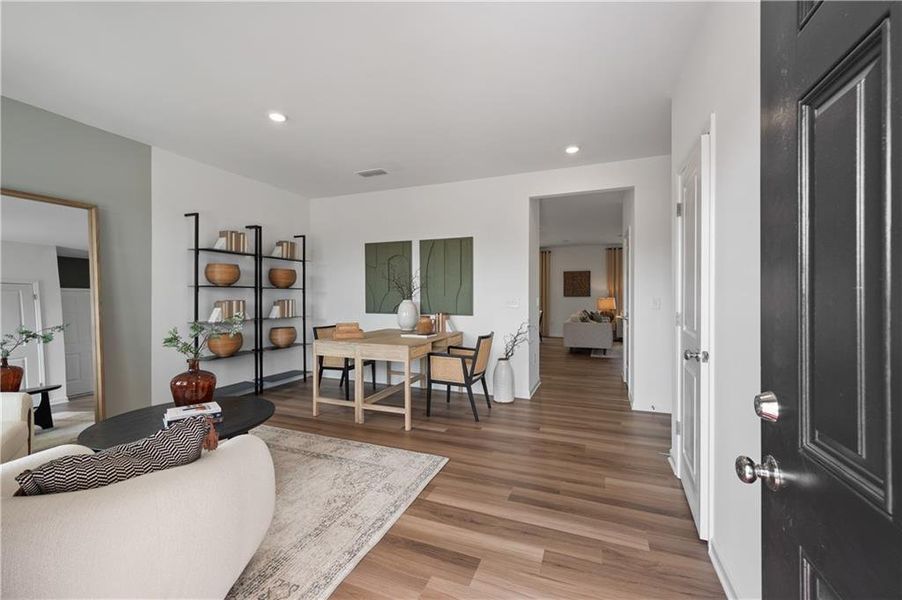 Furnished interior view inside a new home in Avery Ridge, Gainesville (Image 14).