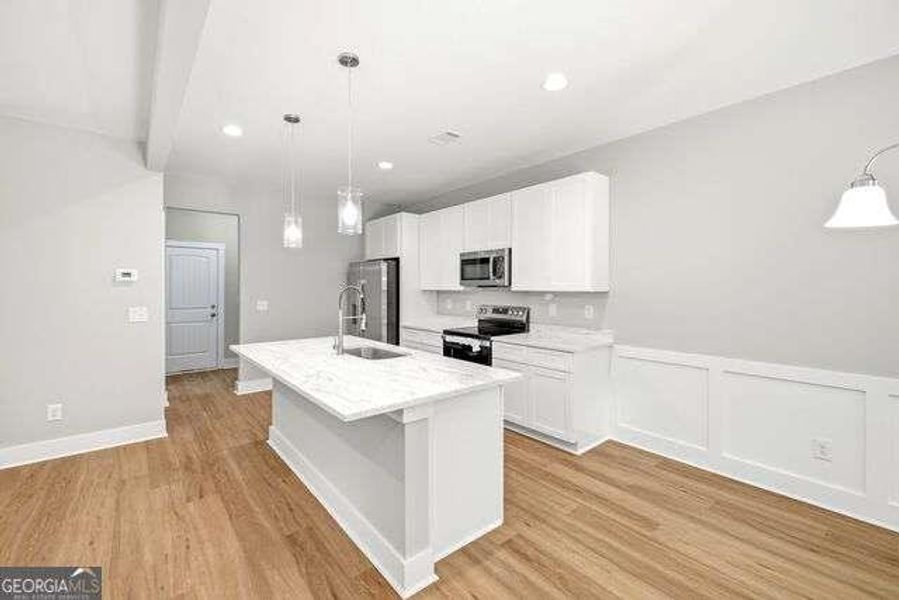 Furnished interior view inside a new home in , Mount Airy (Image 8).