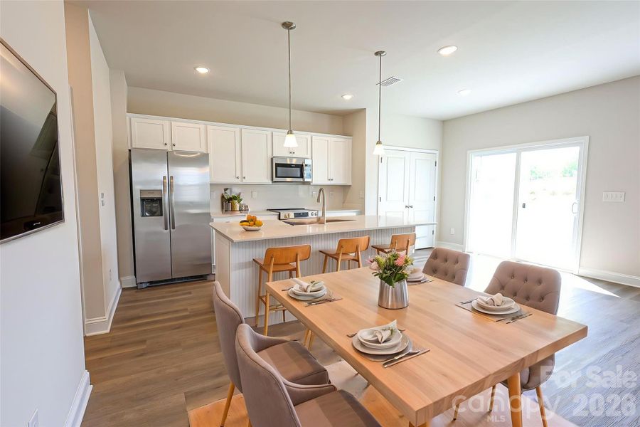 Furnished interior view inside a new home in , Denver (Image 9).