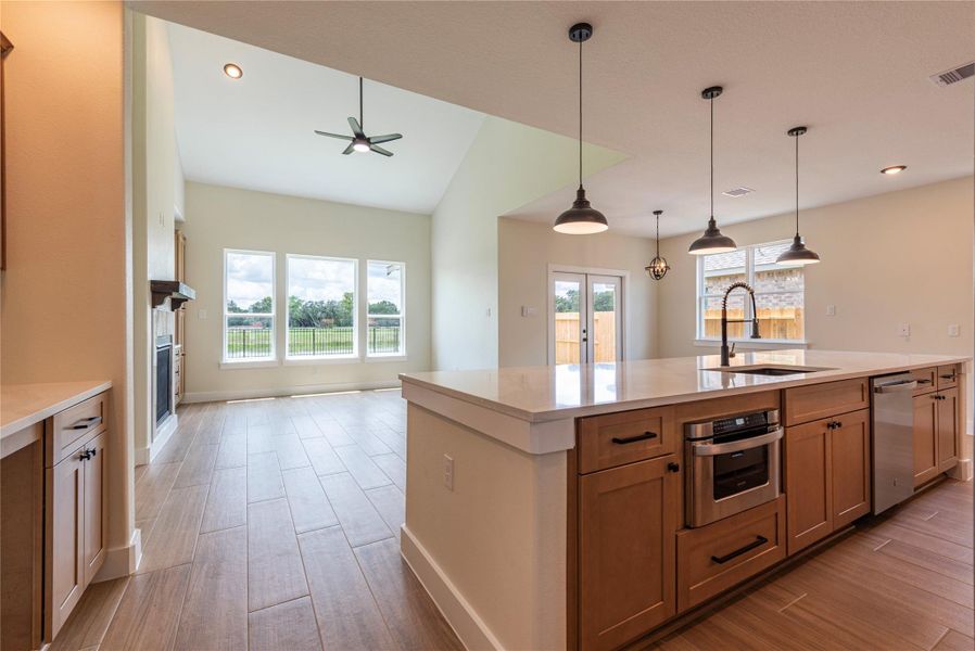 Furnished interior view inside a new home in , Santa Fe (Image 6). Furnished interior view inside a new home in , Santa Fe (Image 6).