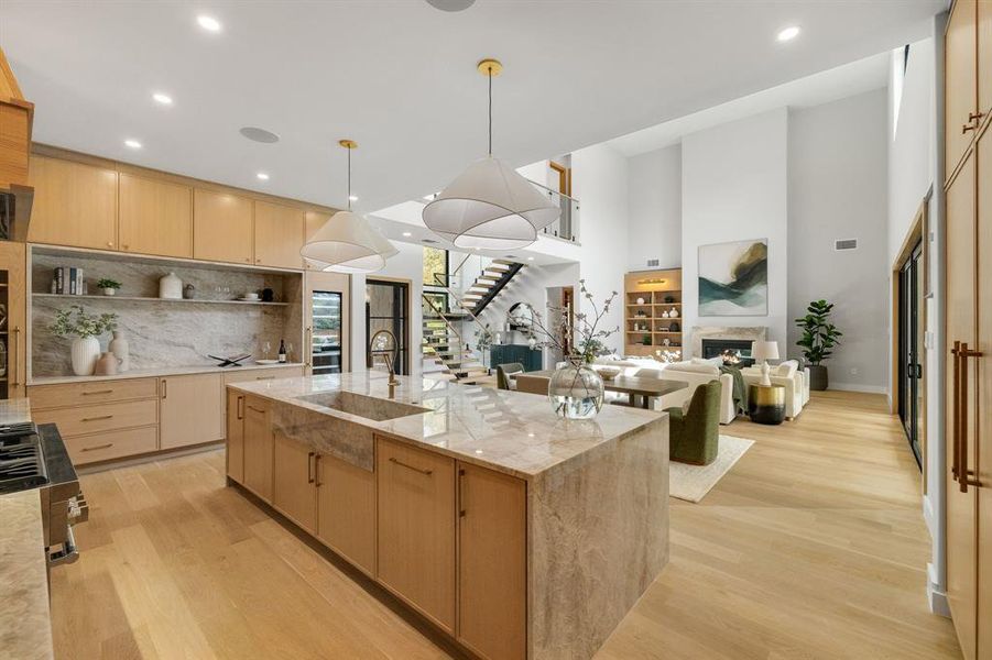 Furnished interior view inside a new home in , Dallas (Image 16).
