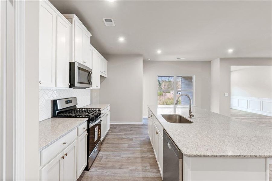 Furnished interior view inside a new home in Maple Village, Adairsville (Image 7).