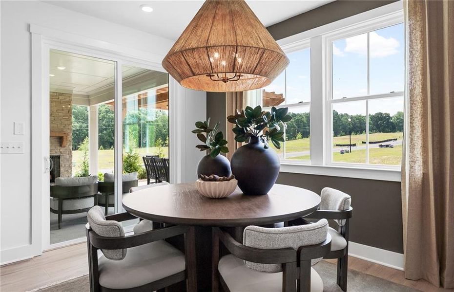 Furnished interior view inside a new home in Bleckley Station, Ball Ground (Image 9).